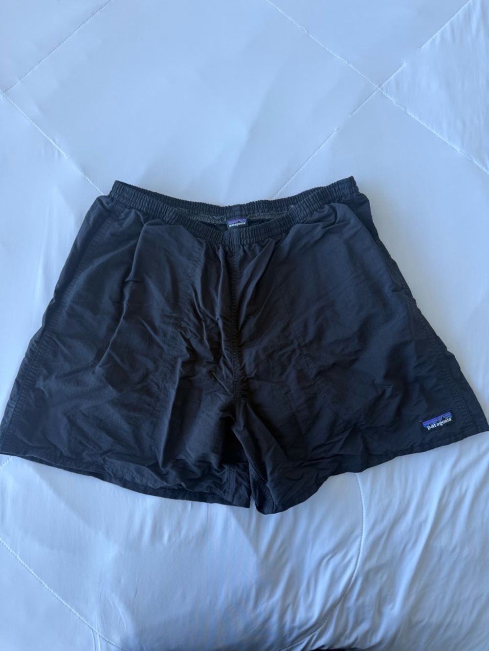 Patagonia Baggies Shorts Black Mens Large 7” Inseam No Liner
